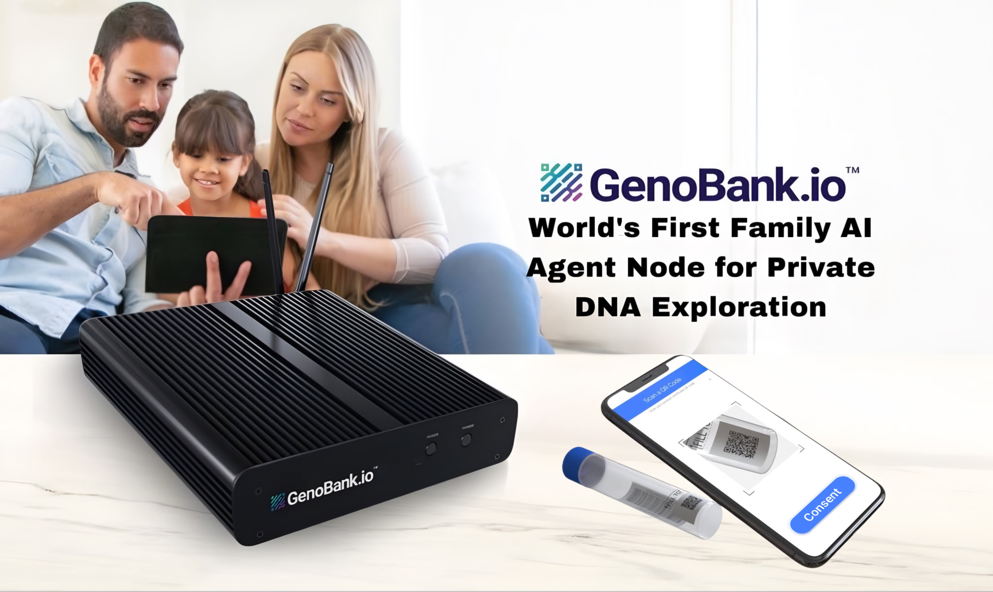 World's First Family AI Agent Node for Private DNA Exploration