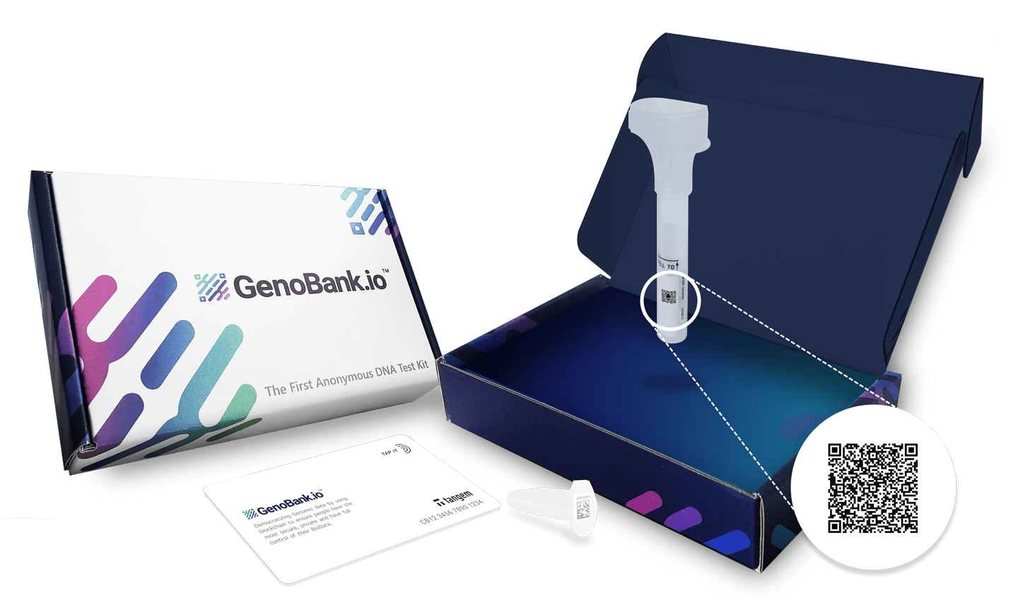 GenoBank DNA Test Kit with Tangem NFC Card