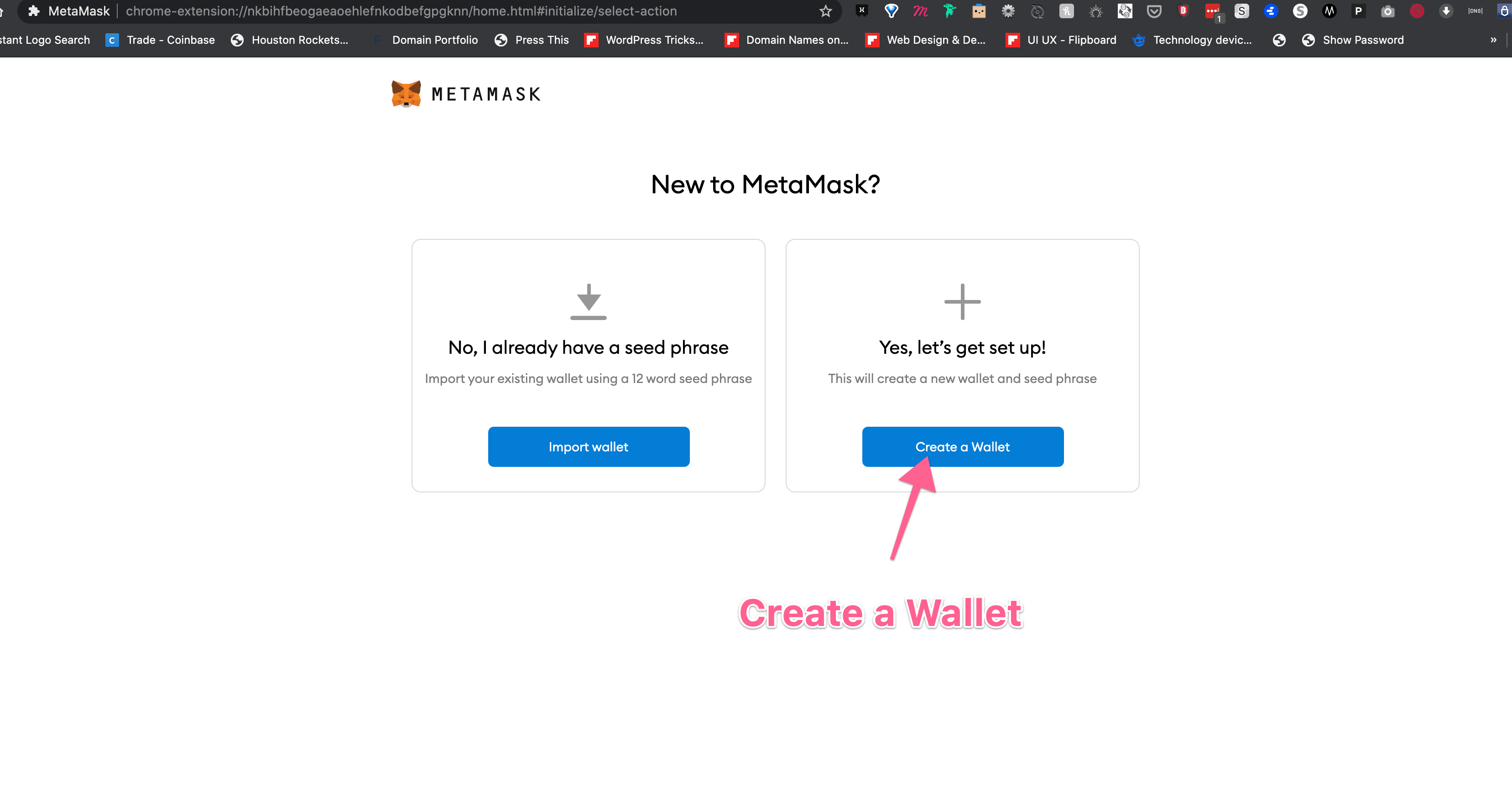 step5 create wallet